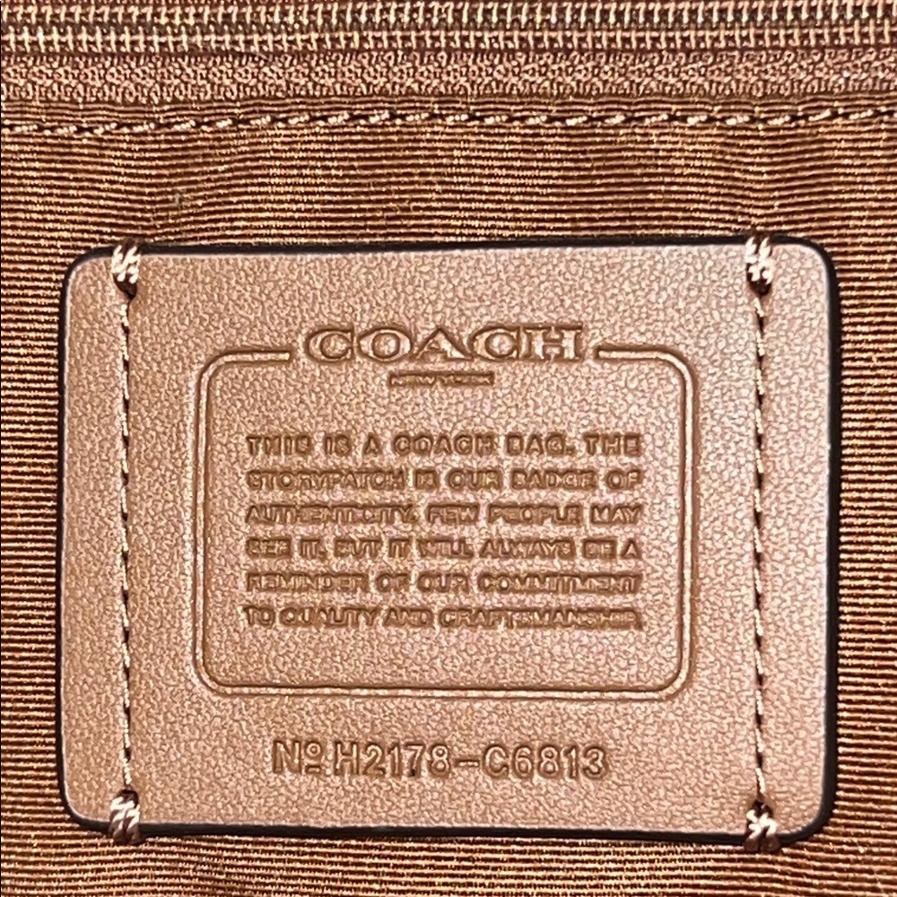 Pride Coach Signature City Tote and Slim Wallet Radial Rainbow Signature Canvas - Picture 13 of 13